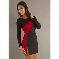 B100885 Yırbrfaçlı Kontra Elbise