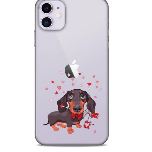 Zoologix (38) Apple iPhone 12 Mini Şeffaf Kılıf Silikon Desenli