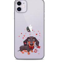 Zoologix (38) Apple iPhone 12 Mini Şeffaf Kılıf Silikon Desenli