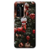 Huawei P40 Pro Kılıf HD Desen Baskılı Arka Kapak - Happy New Year + Kırılmaz Cam
