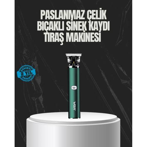 Paslanmaz Çelik Başlıklı Su Geçirmez Şarjlı Saç Kesme Makinesi