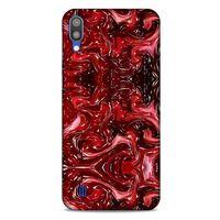 Mermer Desenli (45) Tema Liquid Air Kılıf Şarap Samsung Galaxy M10 Kılıf