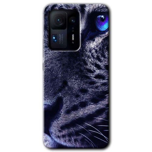 Mi Mix 4 Kılıf HD Desen Baskılı Arka Kapak - Kaplan + Kırılmaz Cam