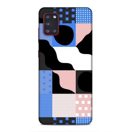 Samsung Galaxy A31 Uyumlu Kılıf Insomnia (44) Tough Armor Kılıf Mavi Siyah