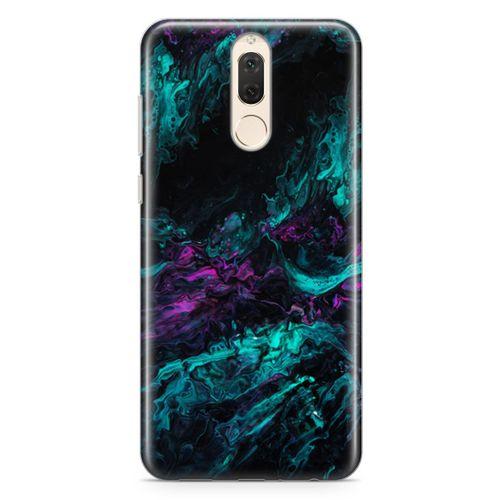 Huawei Mate 10 Lite Kılıf Dağılmış Mürekkep Arka Kapak Koruma Desenli Full Koruyucu