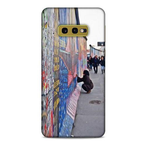 Samsung Galaxy S10e Kılıf Almanya (40) Fit Silikon Kılıf Berlin Duvarı