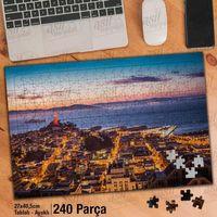 Asil Hobi - Coit Kulesi, Alcatraz Ve San Francisco Körfezi - Yapboz - Ayak Destekli 240 Parça Puzzle
