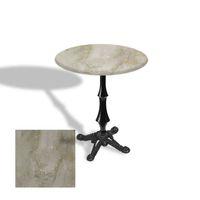 Dockers Çipa 1012 Döküm Ayak Yuvarlak Masa Çap 60cm - (Werzalit, Wermodin ve Allzalit Tabla) - Irony