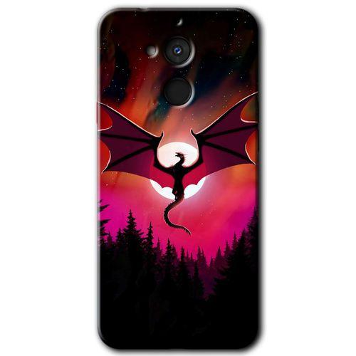 General Mobile GM 8 Kılıf HD Desen Baskılı Arka Kapak - Dragon Night