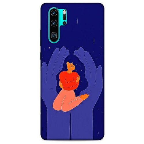 Huawei P30 Pro Kılıf Depresyon (7) Telefon Kılıfı Koyu Kahverengi