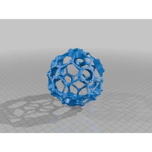 FATHAUER Yürünebilir Dodekahedron 3 3D Baskı (Bu ürün Sadece Plastik parçadır - Almadan Önce Soru Sorabilirsiniz)