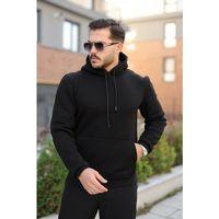 Erkek Kapüşonlu Üç İplik Şardonlu Hoodie