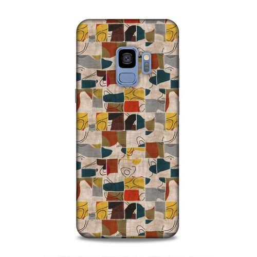 Samsung Galaxy S9 Uyumlu Kılıf Romans (9) Kılıf Sarı Lacivert