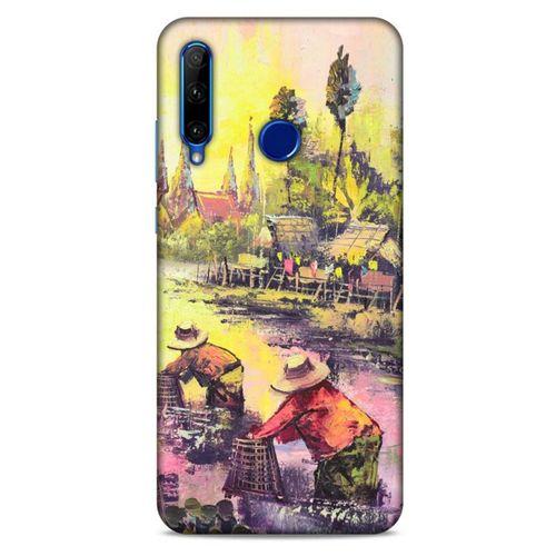 Cityx (14) Huawei Honor 20 Lite Kılıf Silikon Kapak Desenli