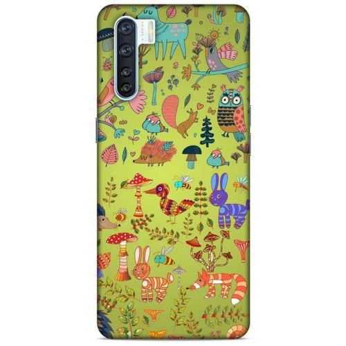 Animax Flora Jungle Oppo A91 Kılıf Desenli Silikon