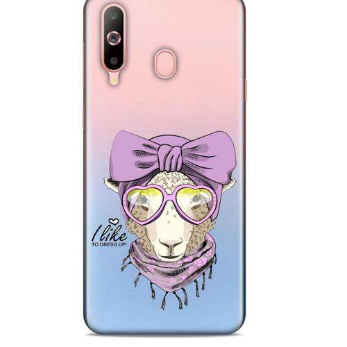Zoologix (53) Samsung Galaxy A60 Şeffaf Kılıf Silikon Desenli