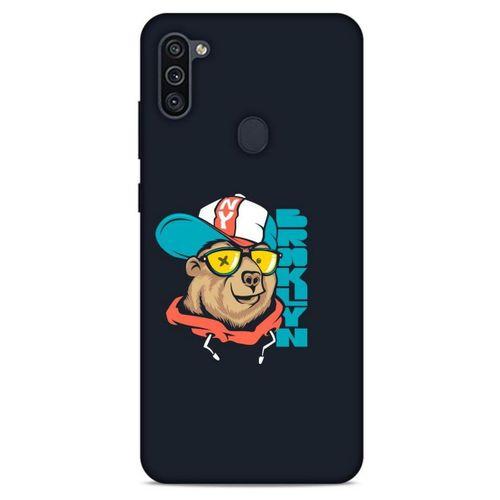 Animax Newyorker Ayı Samsung Galaxy M11 Kılıf Desenli Silikon