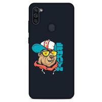 Animax Newyorker Ayı Samsung Galaxy M11 Kılıf Desenli Silikon