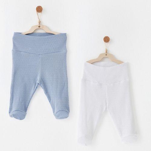 Andywawa AC26764 Special Modal 2li Pantolon Blue White