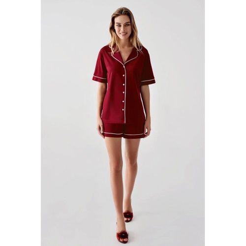 Freshness 324 Kadın 4'lü Sabahlıklı Şorlu Pijama Takımı