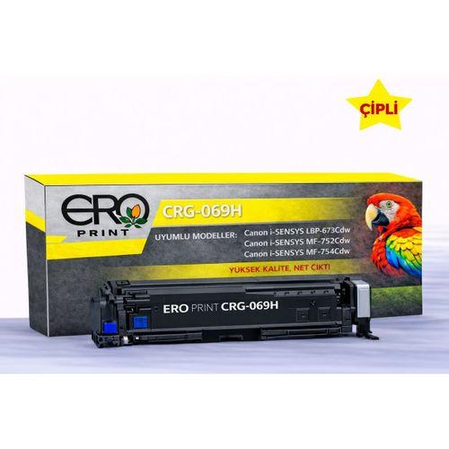Canon CRG 069H Sarı Muadil Toner - 5600 Sayfalık Çipli Toner