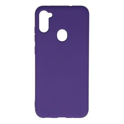 Newface Samsung Galaxy M11 Kılıf Nano içi Kadife  Silikon - Mor