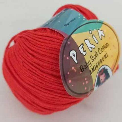 Peria Baby Cotton Amigurumi Örgü İpi 35 Canlı Kırmızı