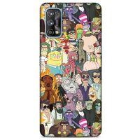 Realme 7 Pro Uyumlu Kılıf Rick And Morty (33) Hybrid Kılıf Killer Rick