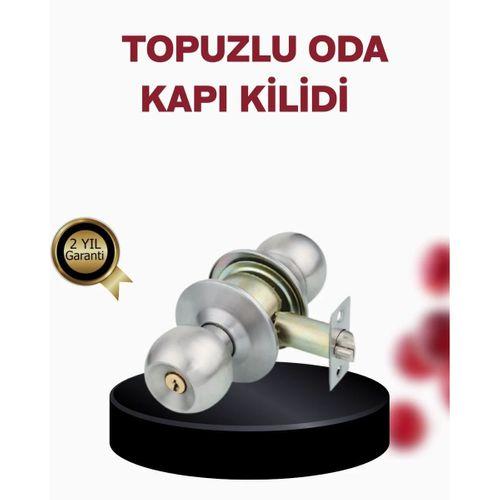 Paslanmaz Çelik Dayanıklı Topuzlu Kapı Kilidi
