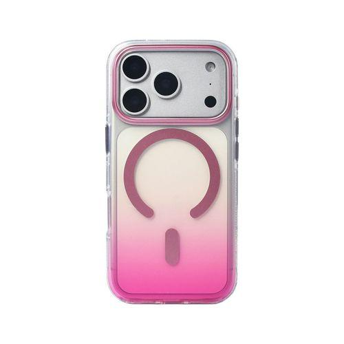 Apple iPhone 17 Pro Kılıf M-safe Şarj Özellikli Transparan Renk Geçişli Zore Toros Kapak