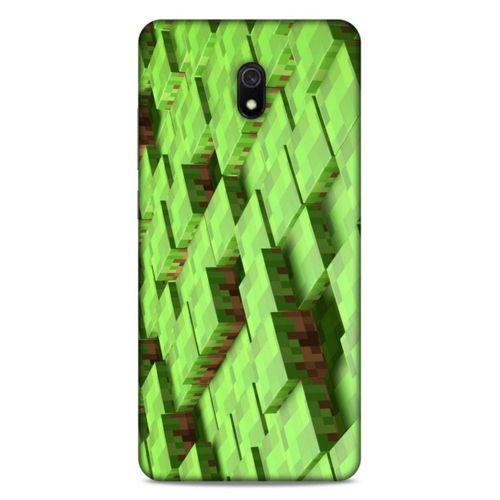 Lopard Xiaomi Redmi 8A Uyumlu Kılıf PiXel (4) Koruma Kılıfı Koyu Yeşil