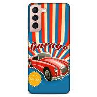 Lopard Samsung Galaxy S21 Uyumlu Kılıf Retro (11) Tam Koruma
