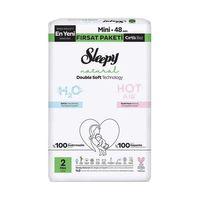 Sleepy Sleepy Natural Double Soft Bebek Bezi Fırsat Paketi 2 Beden 48 Adet