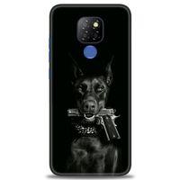 General Mobile GM 20 Kılıf HD Baskılı Kılıf - Tabanca ve Köpek + Tam Ekran Koruyucu