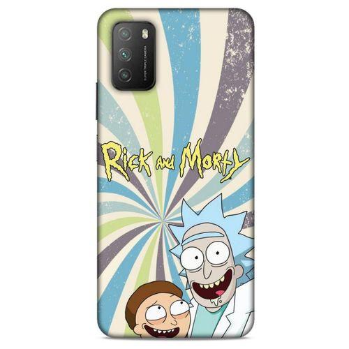 Xiaomi Poco M3 Uyumlu Kılıf Rick And Morty (3) Kapak President Morty