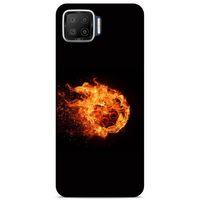 Lopard Oppo A73 Uyumlu Kılıf FireX (29) Arka Koruma Kılıfı Ateş Topu