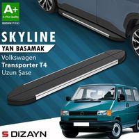 S-Dizayn VW Transporter T4 Uzun Şase Skyline Krom Yan Basamak 253 Cm 1995-2003 A+ Kalite