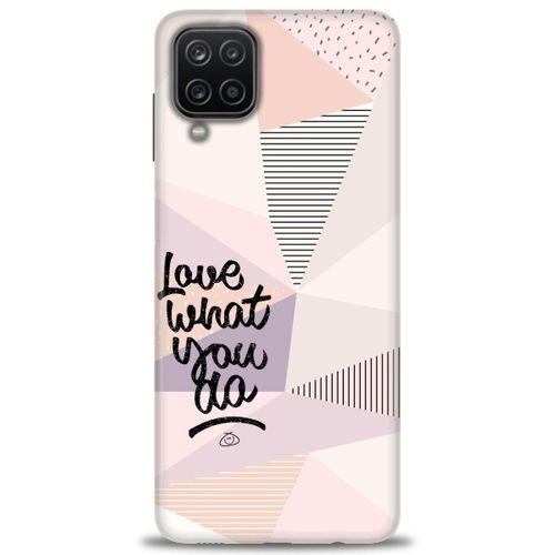 Samsung Galaxy M12 Kılıf HD Baskılı Kılıf - What You Do + Tam Ekran Koruyucu
