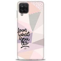 Samsung Galaxy M12 Kılıf HD Baskılı Kılıf - What You Do + Tam Ekran Koruyucu