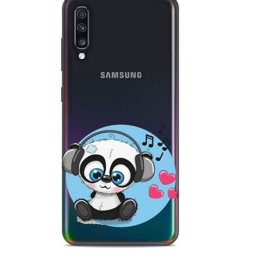 Zoologix (74) Samsung Galaxy A71 Şeffaf Kılıf Silikon Desenli