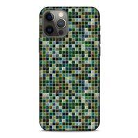 Mermer Desenli (29) Tema Arka Koruma Kılıfı Haki Apple iPhone 12 Pro Kılıf