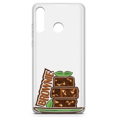 Huawei P30 Lite Kılıf Brownie Kek Arka Kapak Koruma Desenli Full Koruyucu