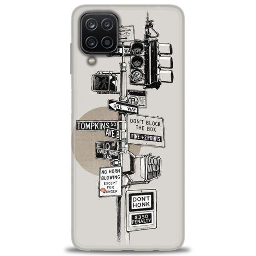 Samsung Galaxy M12 Kılıf HD Baskılı Kılıf - Tabelalar + Tam Ekran Koruyucu