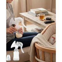 Taşınabilir Manuel Göğüs Pompası Ayarlanabilir Vakumlu 180 Ml Şişeli