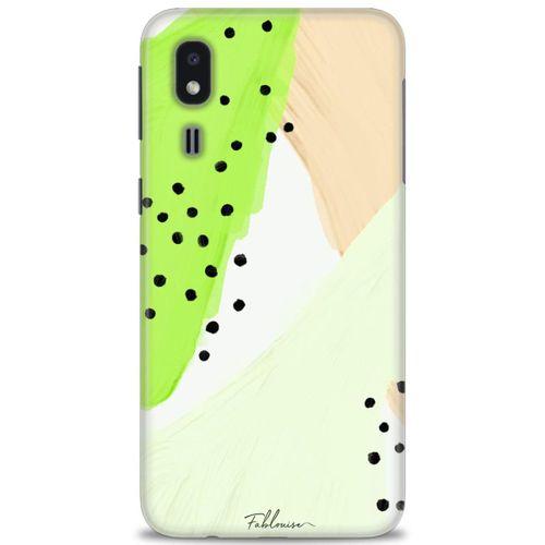 Samsung Galaxy A2 Core Kılıf HD Baskılı Kılıf - Fıstık Yeşili + Tam Ekran Koruyucu