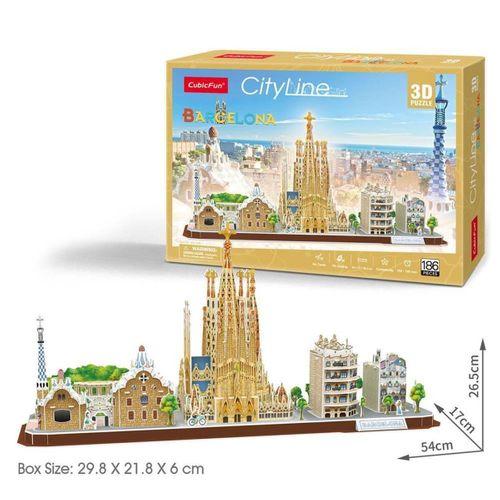 CubicFun Barcelona 3D Puzzle 186 Parça