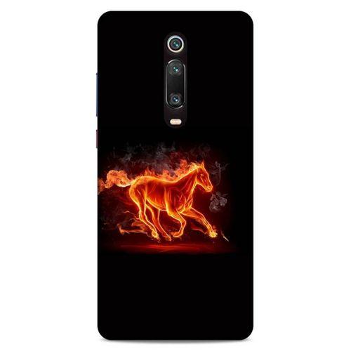 Lopard Xiaomi Redmi K20 Uyumlu Kılıf FireX (28) Arka Kapak Ateşli At