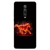 Lopard Xiaomi Redmi K20 Uyumlu Kılıf FireX (28) Arka Kapak Ateşli At