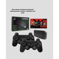 Kablosuz 4k Retro Atari Game Stick – 2 Kollu, 20000 Hazır Oyun