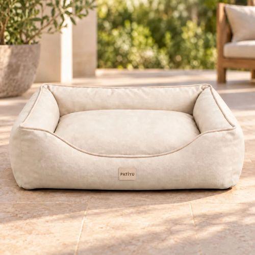 Kedi Köpek Yatağı Vera Premium Yatak - Krem / Large